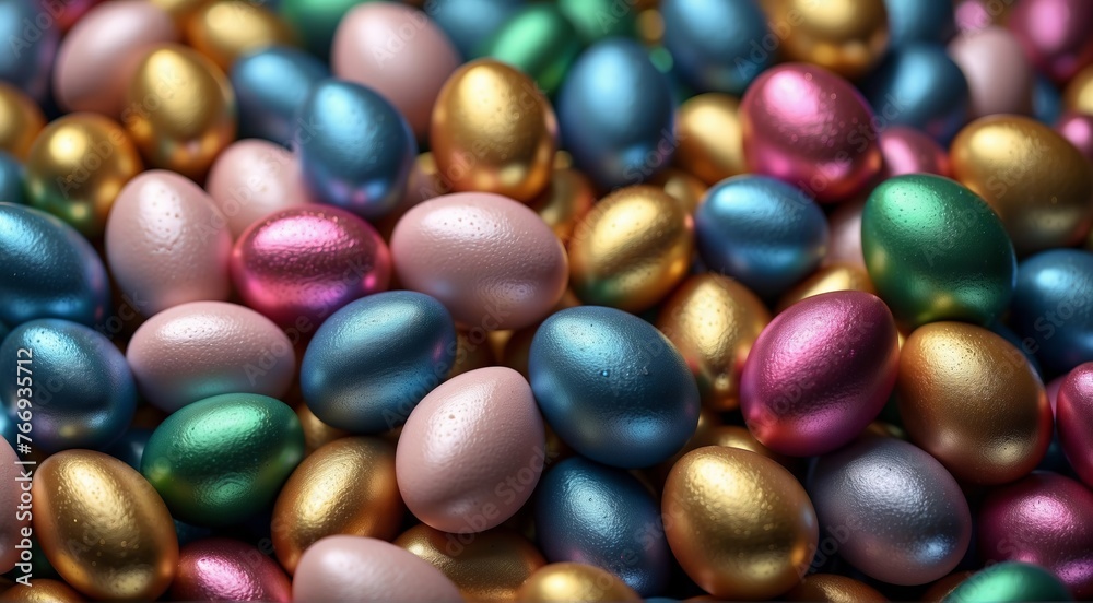 Easter background with colorful eggs Easter background with colorful eggs