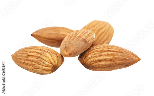 Delving into Almonds: A Narrative isolated on transparent Background