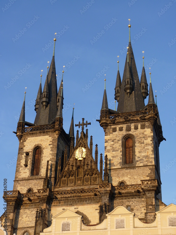 Cathédrale Clocher Prague