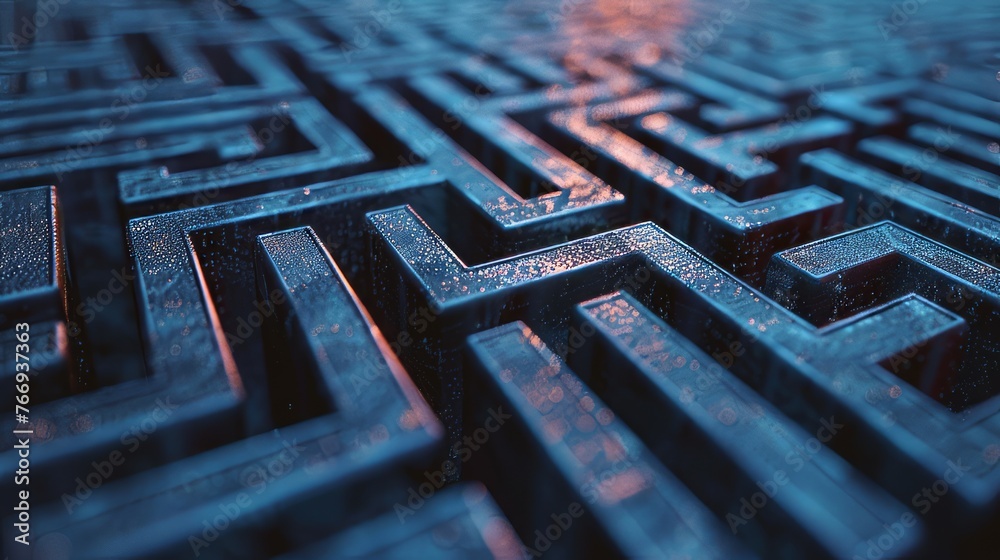 This captivating 3D animation showcases an intricate financial maze with a glowing, digital aesthetic, symbolizing the complex world of finance and economic pathways. This captivating 3D animation showcases an intricate financial maze with a glowing, digital aesthetic, symbolizing the complex world of finance and economic pathways.
