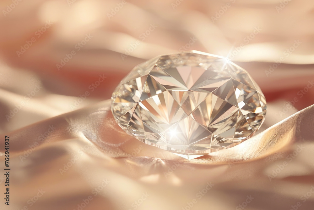 Brilliance and Luxury: Sparkling Diamond.