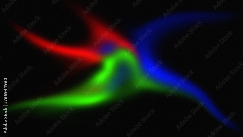 Red, green, blue Grainy noise texture gradient background Red, green, blue Grainy noise texture gradient background