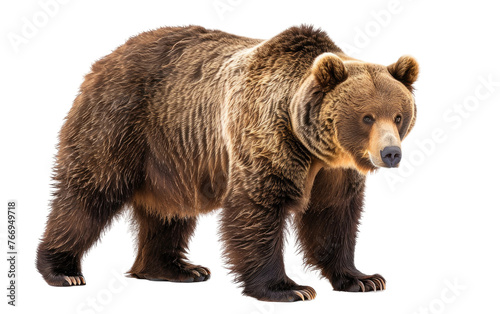 Keith, the Brown Bear isolated on transparent Background