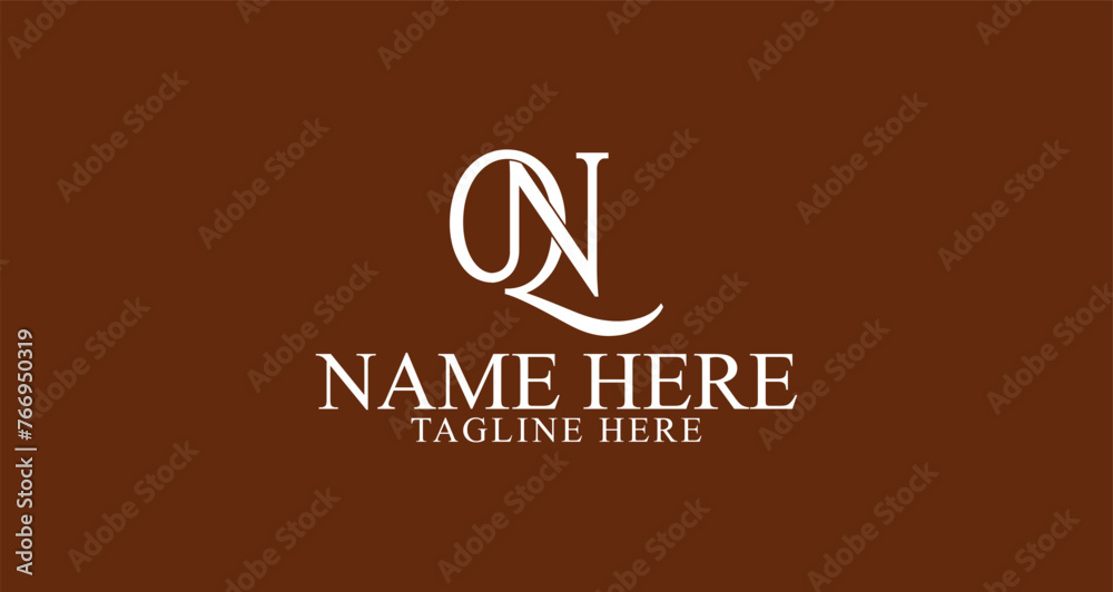 Initial letter QN logo design, luxury QN linked monogram logo design Initial letter QN logo design, luxury QN linked monogram logo design