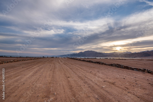 road in the field