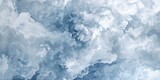 Ethereal Cloud Texture in Blue Tones