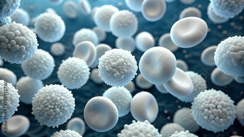 white blood cells photo