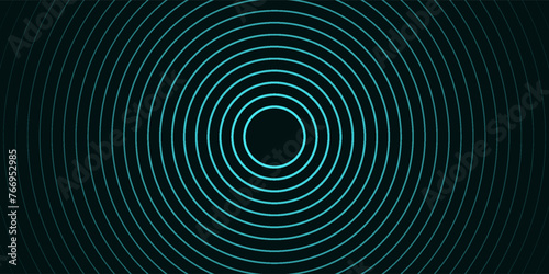 Dark abstract background with glowing wave. Shiny moving lines design element. Elegant dynamic wavy lines. Modern futuristic technology concept. Vector illustration line spiral