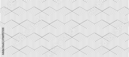 幾何学 抽象 白 黒 六角形 ストライプ 背景