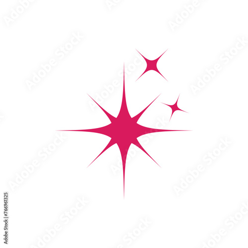 Star logo vector template element symbol design