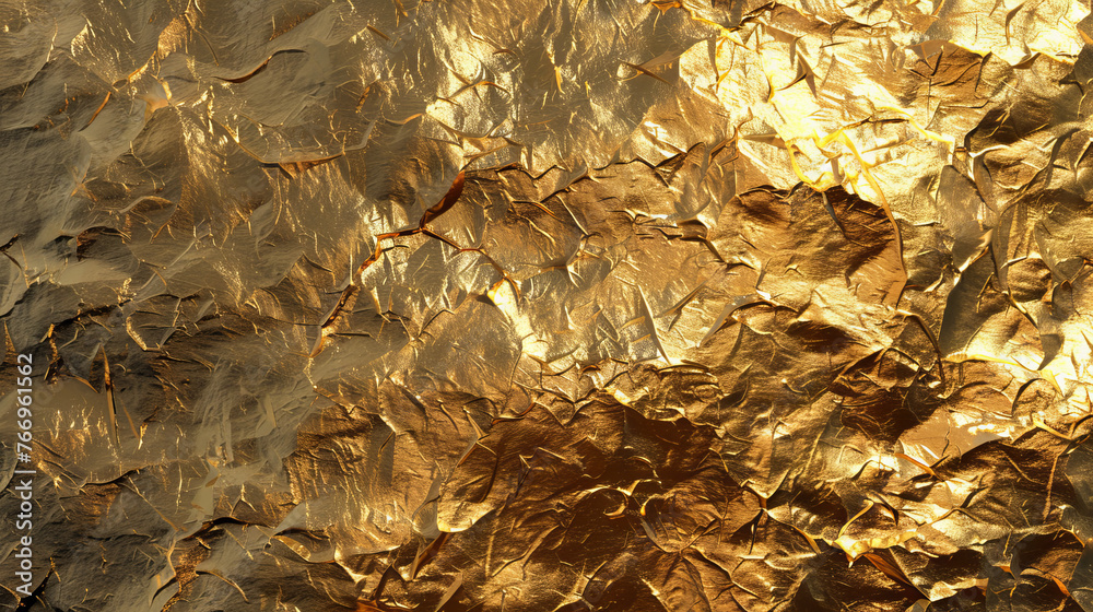 Golden Foil Texture Abstract Background Golden Foil Texture Abstract Background