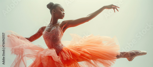 Ballerina, ballet arts, dance and performance photo