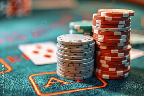 A competitive poker game with high stakes