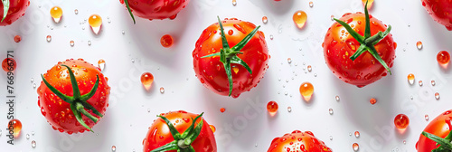 Tomato lycopene protect cell damage, having potassium, vitamins B and E, controlling bad cholesterol lowers heart disease risk, blood pressure, health care banner , fitness foo. Modern cover header