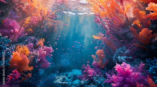 coral reef and sea © shanii