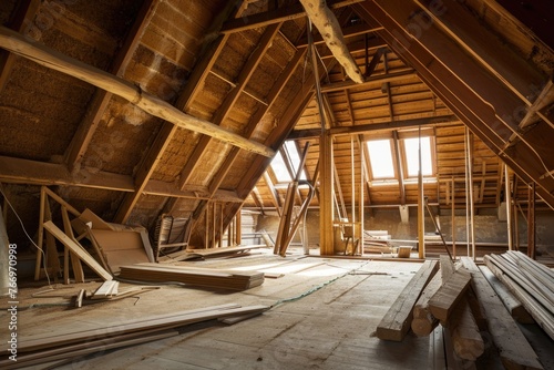 Under Construction: Attic Renovation and Woodworking in Progress