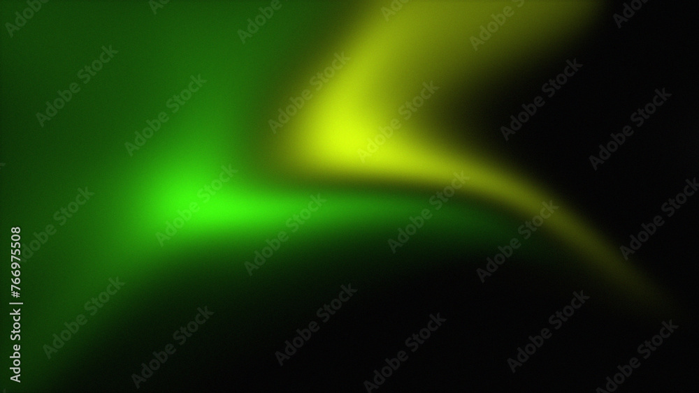 Yellow and green Grainy noise texture gradient background