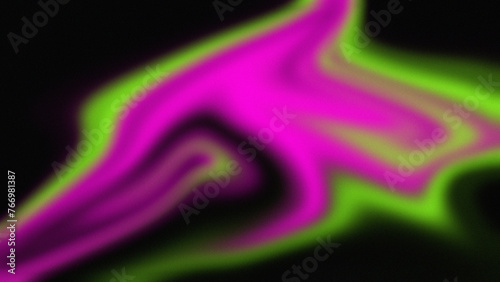 Purple and lime green Grainy noise texture gradient background