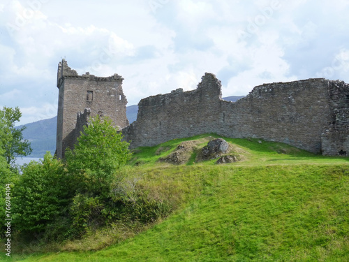 Urquhart Castle ruins in Urquhart