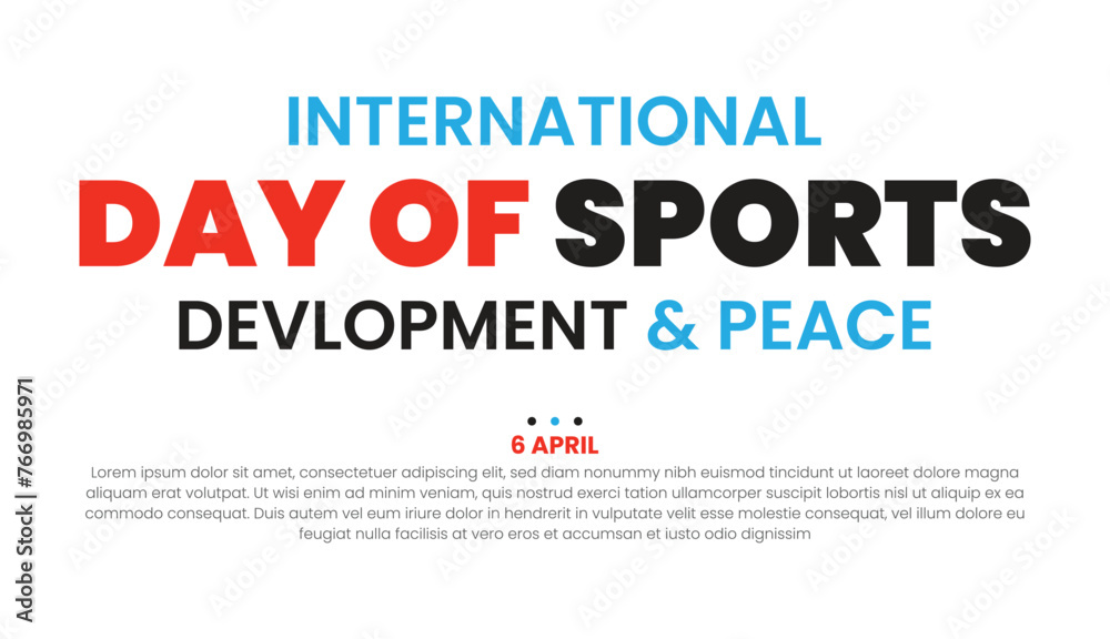 international day of sports development and peace