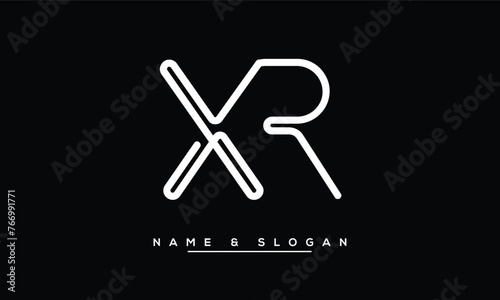 XR, RX, X, R  Abstract Letters Logo Monogram