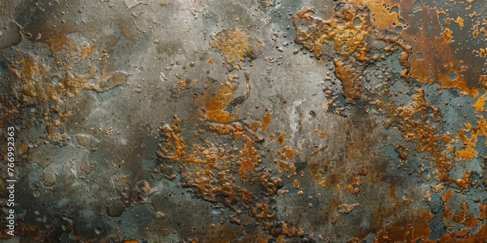 Organic Texture of Rusty Metal Surface Organic Texture of Rusty Metal Surface