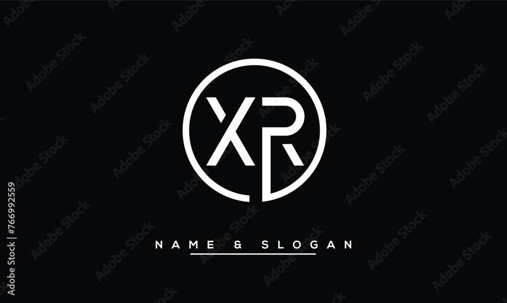 XR, RX, X, R Abstract Letters Logo Monogram XR, RX, X, R Abstract Letters Logo Monogram