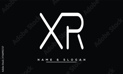 XR, RX, X, R Abstract Letters Logo Monogram