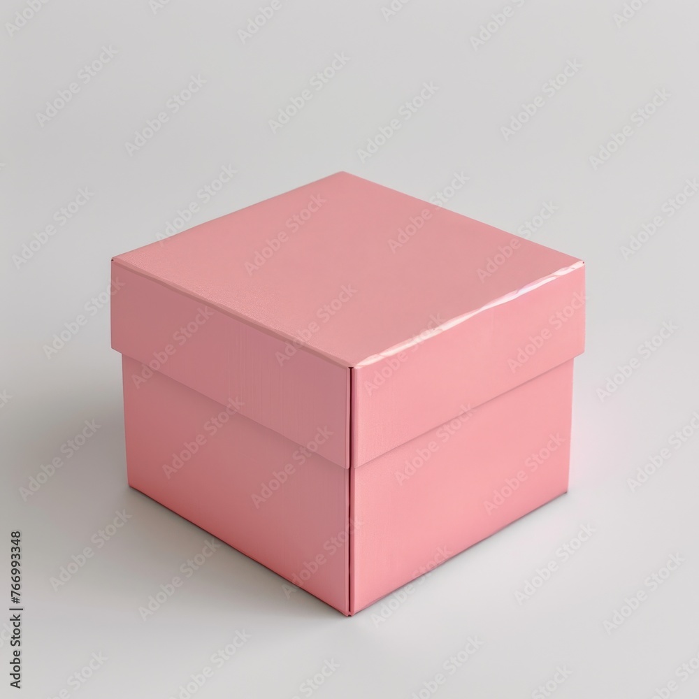 Pink Box on Table Pink Box on Table