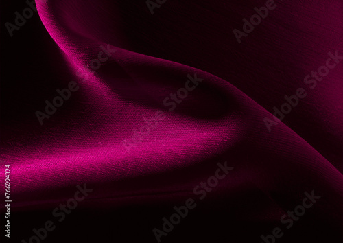Red cloth pattern close view, textile material background