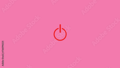 Power icon vector image of toggle switch icon,An Illustrated Icon Isolated.