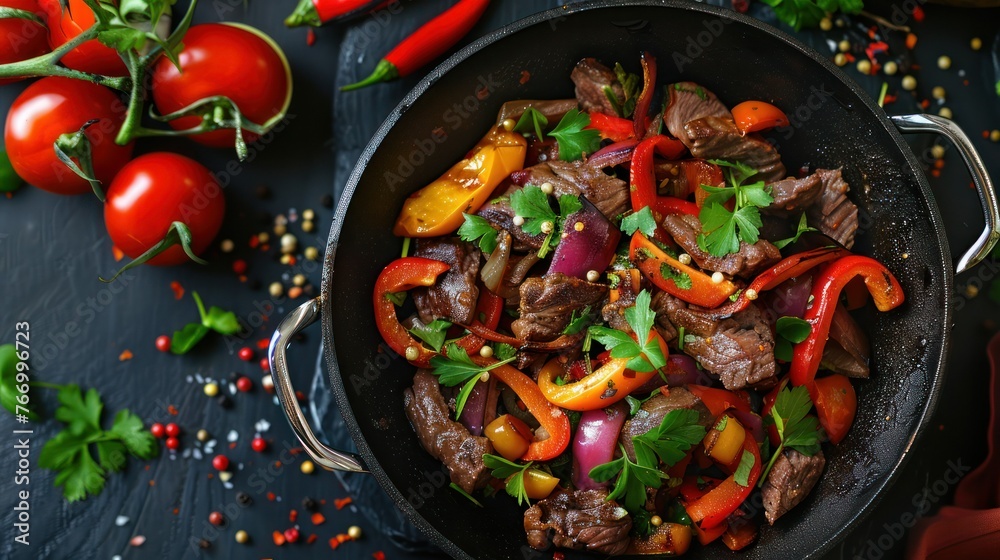 beef and vegetables, Mexican beef and vegetables, Mexican