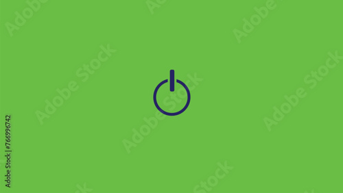 Icon turning on power,Abstract power icon vector illustration.