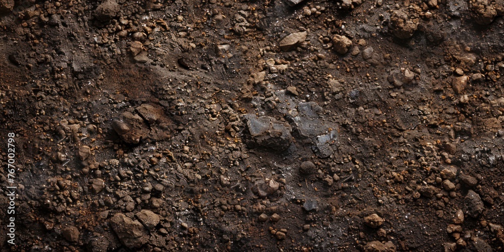 Close-up Soil Organic Texture Close-up Soil Organic Texture