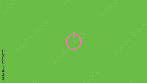 An Illustrated Icon Isolated, vector icon,Power icon vector.