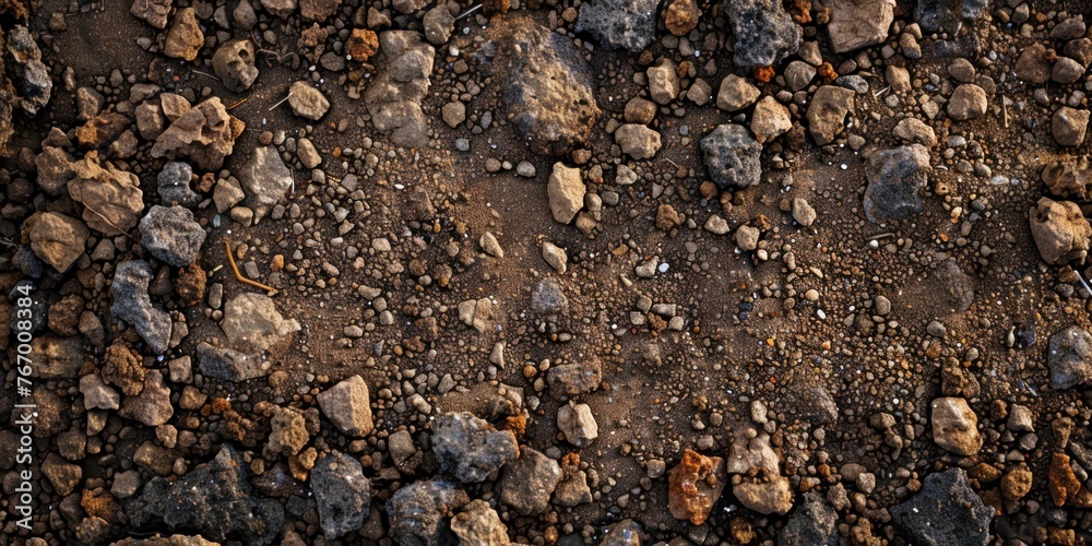 Soil Organic Texture Top View Soil Organic Texture Top View