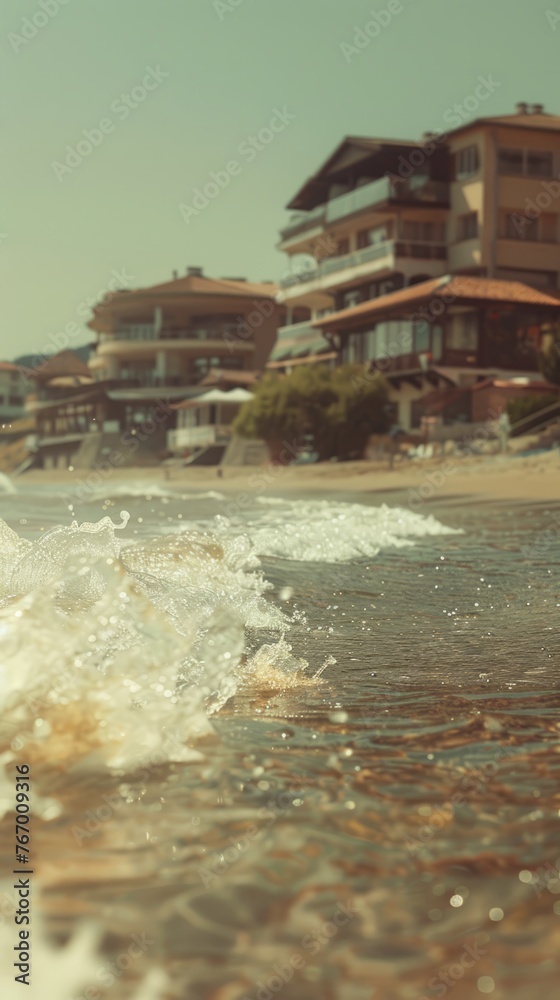 Obraz premium Summer beach background materials