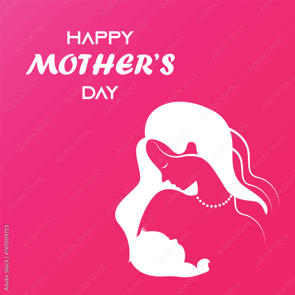 Mother's Day. World Mohers Day. Mothers Day Vector Design. EPS10