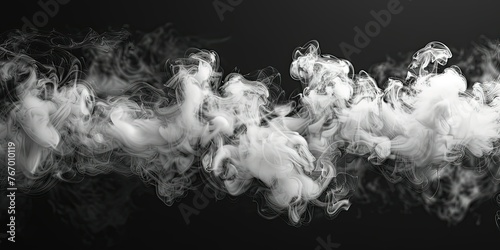 White swirl of smoke, smoking, smog, bad habit, background,