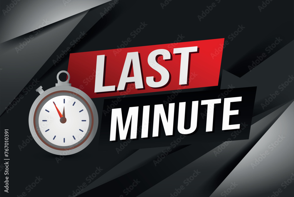 Last minute offer watch countdown Banner design template for marketing. Last chance promotion or retail. background banner poster modern graphic design for store shop, online store, website
Last minute offer watch countdown Banner design template for marketing. Last chance promotion or retail. background banner poster modern graphic design for store shop, online store, website