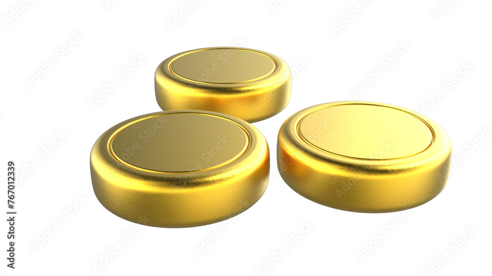 gold Coin 3d render illustration for business money investment concept gold Coin 3d render illustration for business money investment concept