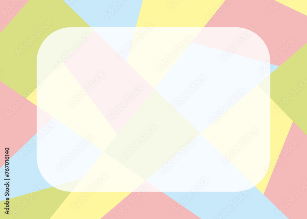 Obraz premium 抽象的なパステルカラーのフレーム
