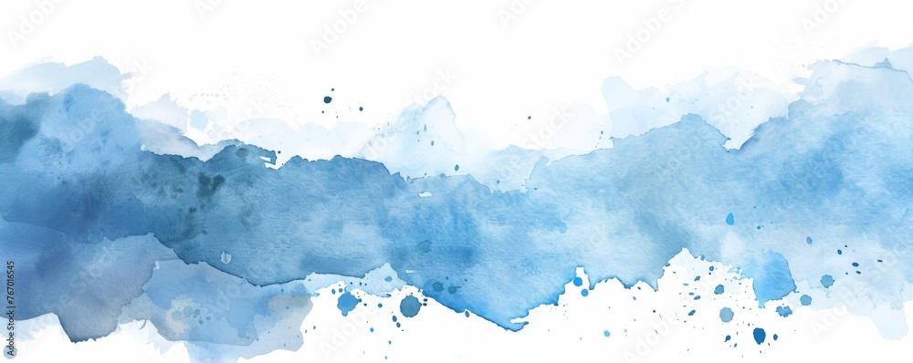 Obraz premium simple watercolor canvas, pure white background