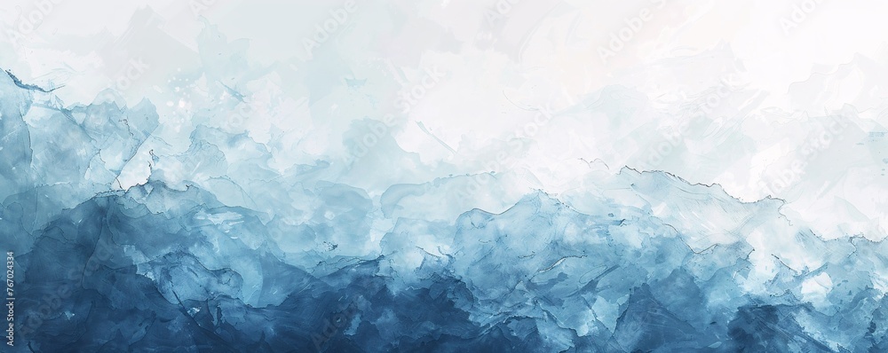 a blue and white background