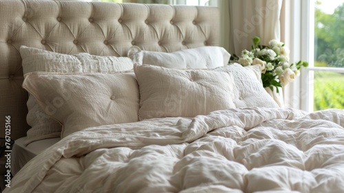 Crisp White Bedding Set