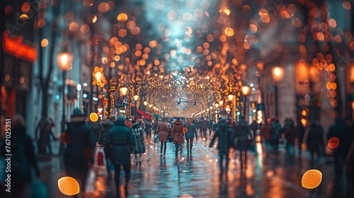 People Walking Next to Tall Buildings