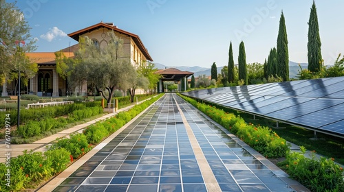 Harmonizing History and Sustainability: Ancient Buildings Powered by Modern Solar Panels