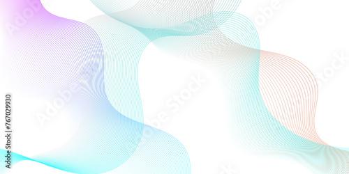 Abstract blue digital blend wave lines and technology background. Modern blue flowing wave lines and glowing moving lines. Futuristic technology and sound wave lines background.