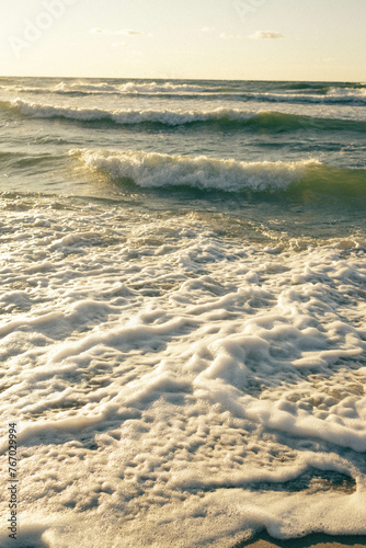 sunset on the beach