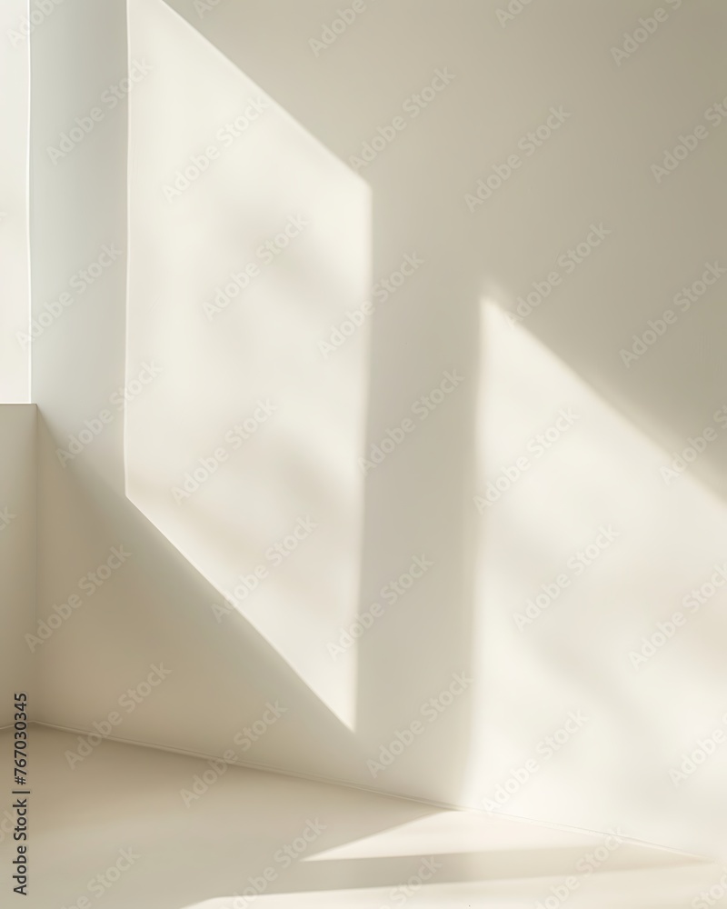 Fototapeta premium Warm Afternoon Shadows Indoor Background